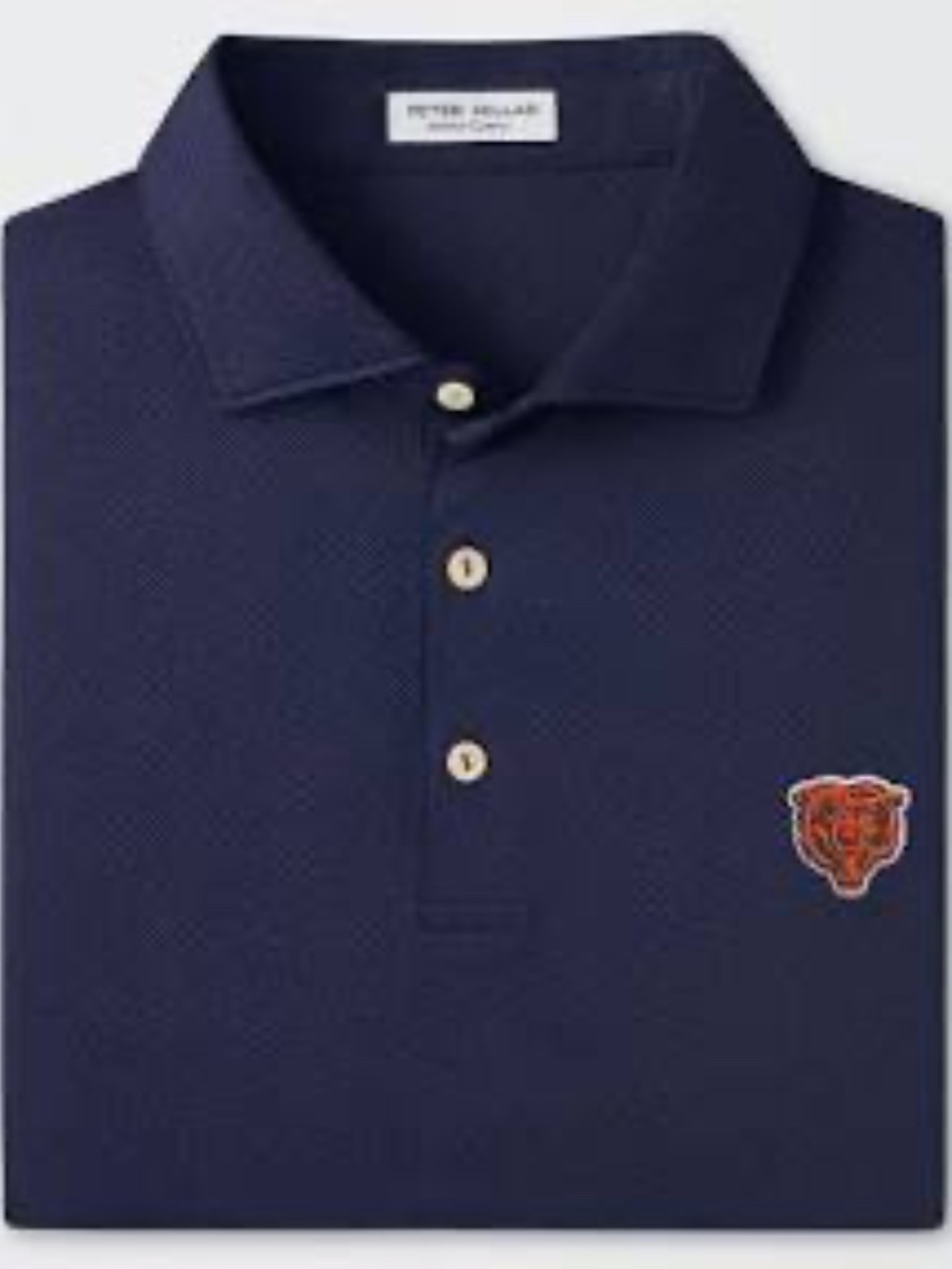 Cutter & Buck Chicago Bears Navy polo